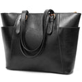 Oil Wax Leather Women Handbag Large Capacity Tote Bag